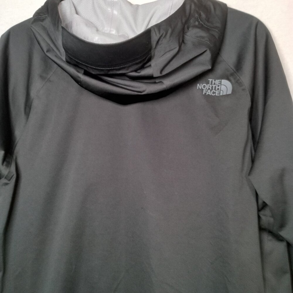 The North Face Jacket Men Medium Black Lightweight Hooded Dryvent BCG Gamma Logo - Picture 13 of 14